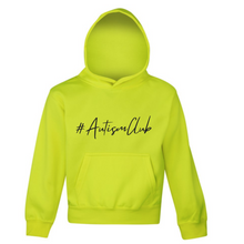 Load image into Gallery viewer, Kids - Neon #AutismClub - Hoodie
