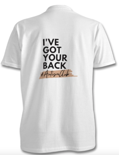 Men's - I've Got Your Back #AutismClub - T-shirt